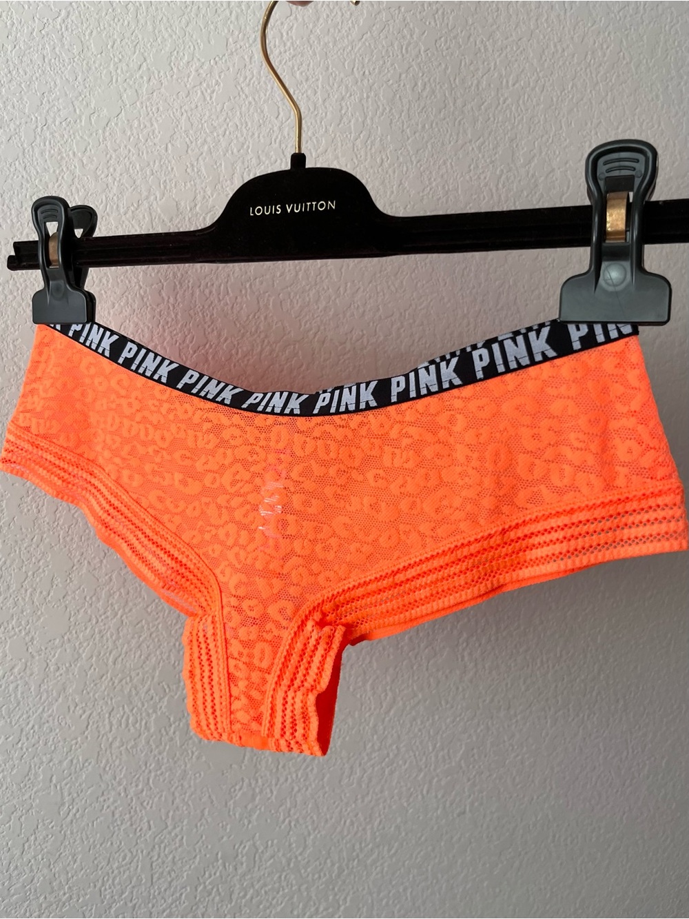 Rare Victoria’s Secret leopard mesh cheekster panty